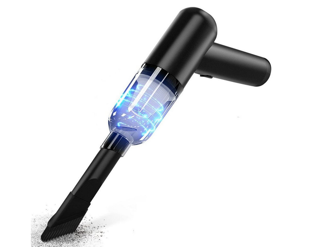 AUDEW Akku-Handstaubsauger, beutellos, 6000 PA, 12V, Kabellos Handstaubsauger, Staubsauger wiederaufladbar Nass & Trocken für Auto Hause Büro