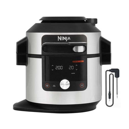 Ninja OL750EU Multikocher, 1760 14 Infos & Tests, edelstahl: Garfunktionen, Watt, Preisvergleich 7,5 Liter, SmartLid