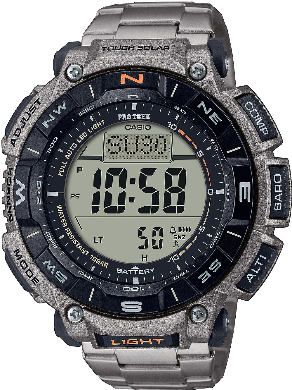 Casio PRG 340T 7ER Pro Trek Radio Solar 53mm 10ATM