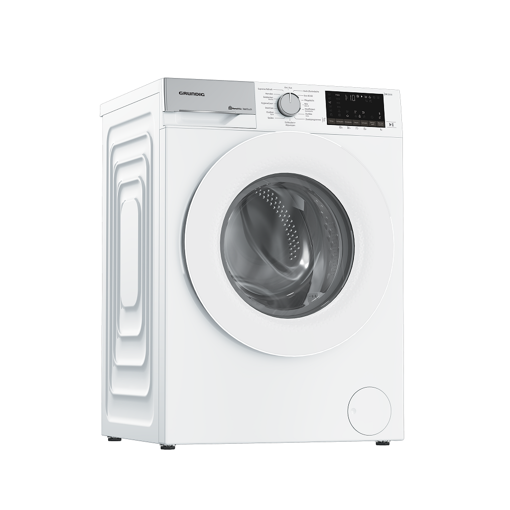 Grundig GW5P59415W, Frontlader-Waschmaschine, A, Fassungsvermögen 9 kg ...