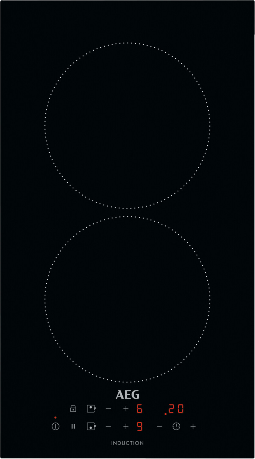 AEG IKB32300CB Induktionskochfeld, Einbaugerät, Autark, 2 Zonen, schwarz