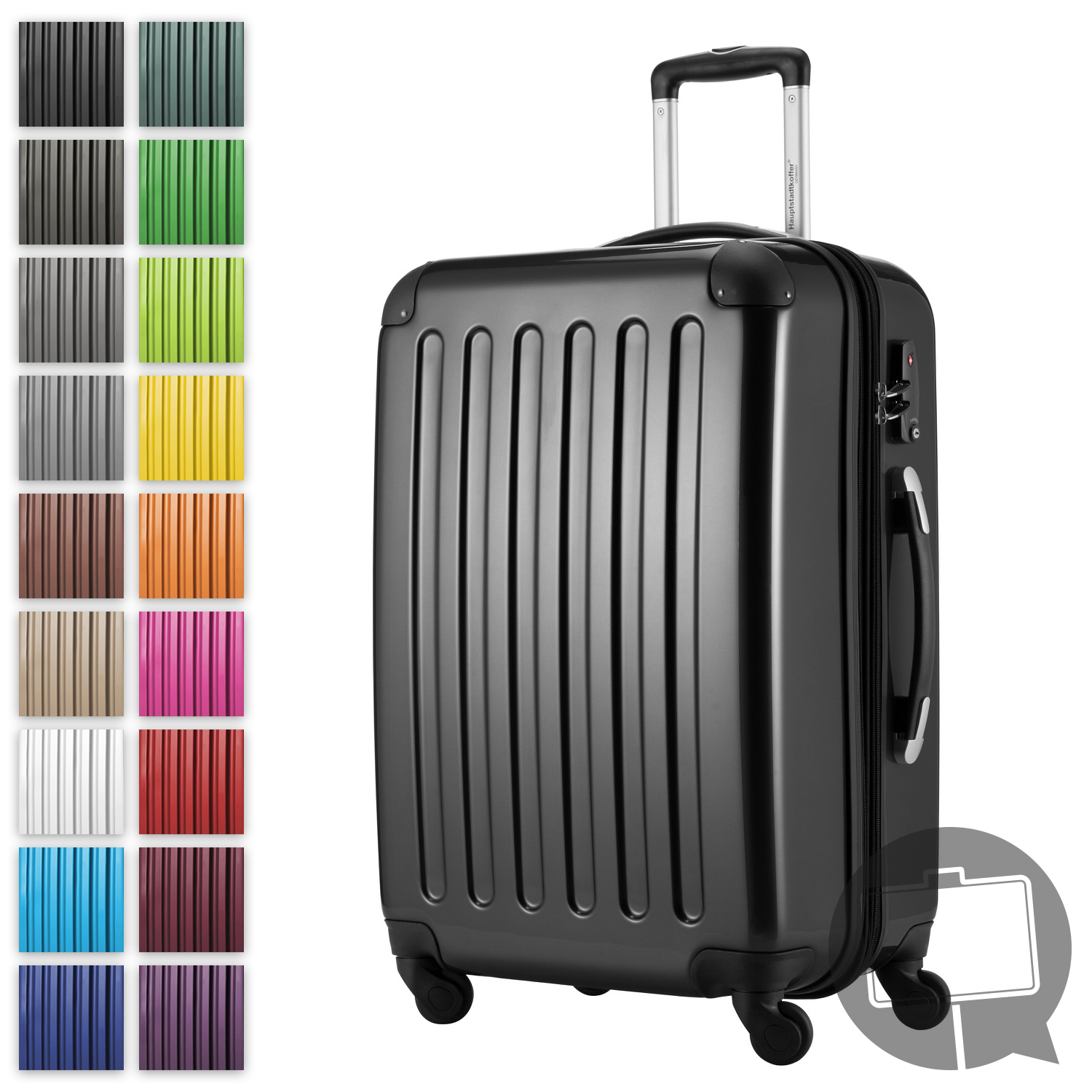 Hauptstadtkoffer Alex HartschalenKoffer Koffer Trolley Rollkoffer Reisekoffer, 65 cm, 74 Liter