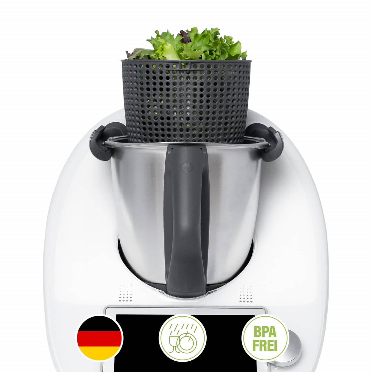 MixFino Salatschleuder-Aufsatz V2, für Thermomix TM6 / TM5 - Preisvergleich