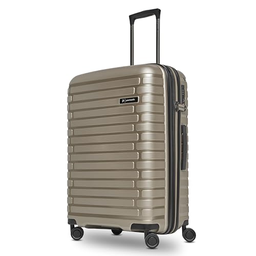 Pactastic Hartschalen Check-in Koffer | Mittelgroßer Trolley 45 x 25 x 66 cm von 67 auf 75 Liter erweiterbar | aus hochwertigem Polypropylen | 4 Doppelrollen & TSA-Schloss (Collection 04)