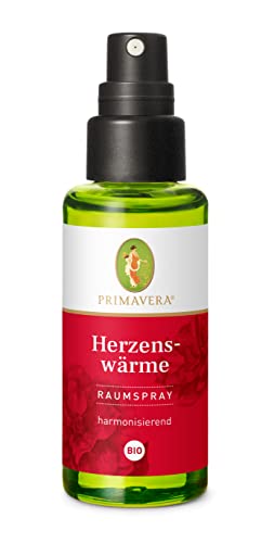 PRIMAVERA Raumspray Herzenswärme bio 50 ml - Aromadiffuser, Aromatherapie - harmonisierend - vegan