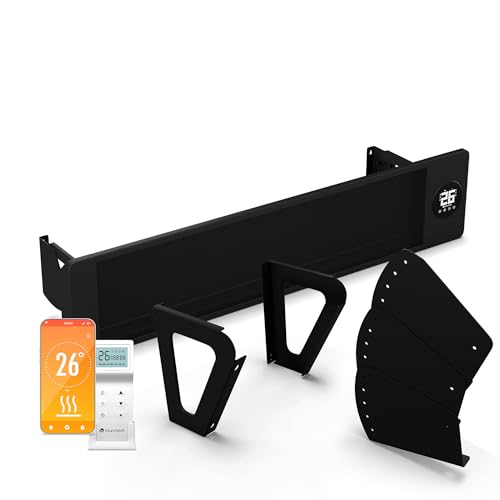 blumfeldt Infrarot Wandheizung 3300W – Smarte App-Steuerung, LED-Touchscreen, Kindersicherung, für Balkon & Terrasse, IP44 Spritzwassergeschützt