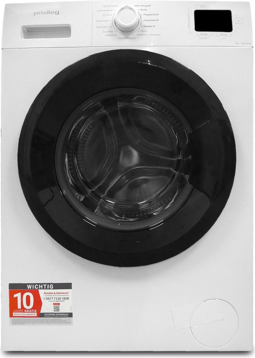 Privileg PWF 774A MY TIME DE, Waschmaschine mit 7 kg Fassungsvermögen, Energieeffizienzklasse A, Invertermotor, Mehrfachwasserschutz Plus und Antifleckensystem
