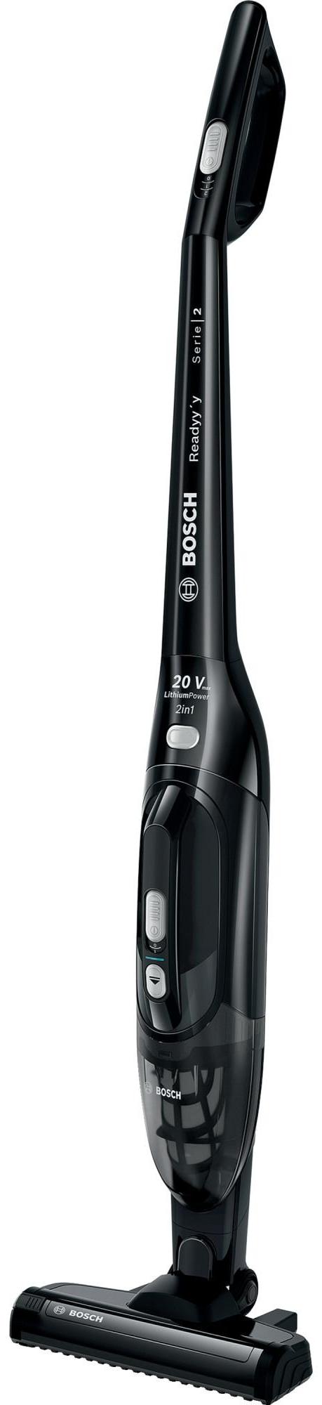 BOSCH BBHL22BLCK, Akkustaubsauger mit leistungsstarker Saugkraft ...