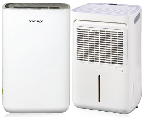 Greenmigo Luftentfeuchter ALPHA-Q10, 10L/24h, leise, für max. 35m², mit Echtzeit-Feuchtigkeitsanzeige