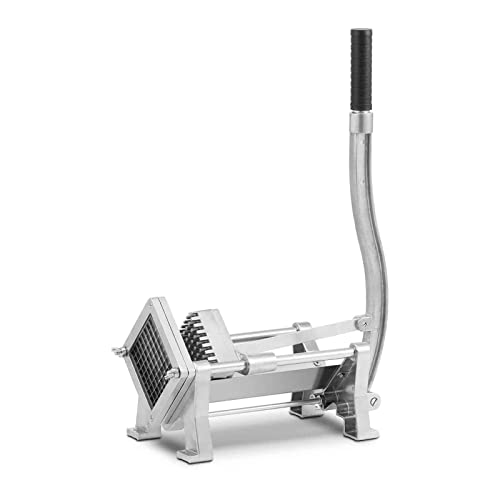 Royal Catering RCKS-3 Pommesschneider Kartoffelschneider Gemüseschneider (Inkl. 3 Messereinsätze 8x8/10x10/12x12, Manuell, Tisch- und Wandmontage, Edelstahl und Aluminium, Stabil) - Preisvergleich