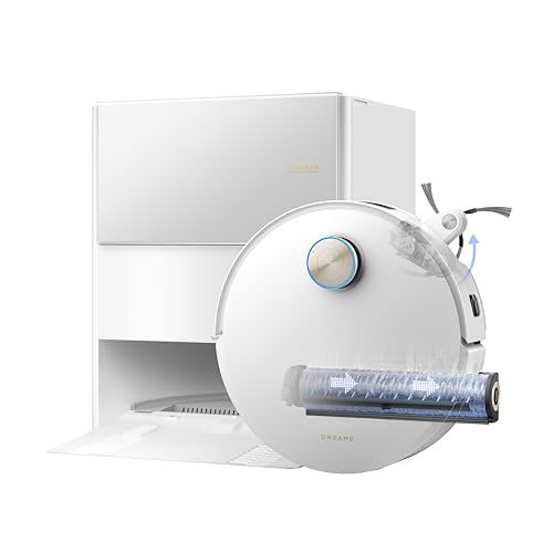 dreame Aqua10 Ultra Roller Complete Saugroboter mit Wischfunktion, 30.000Pa Saugkraft, Selbstreinigung, automatische Entleerung, intelligente Sprachsteuerung, Hindernisfreiheit bis 8 cm
