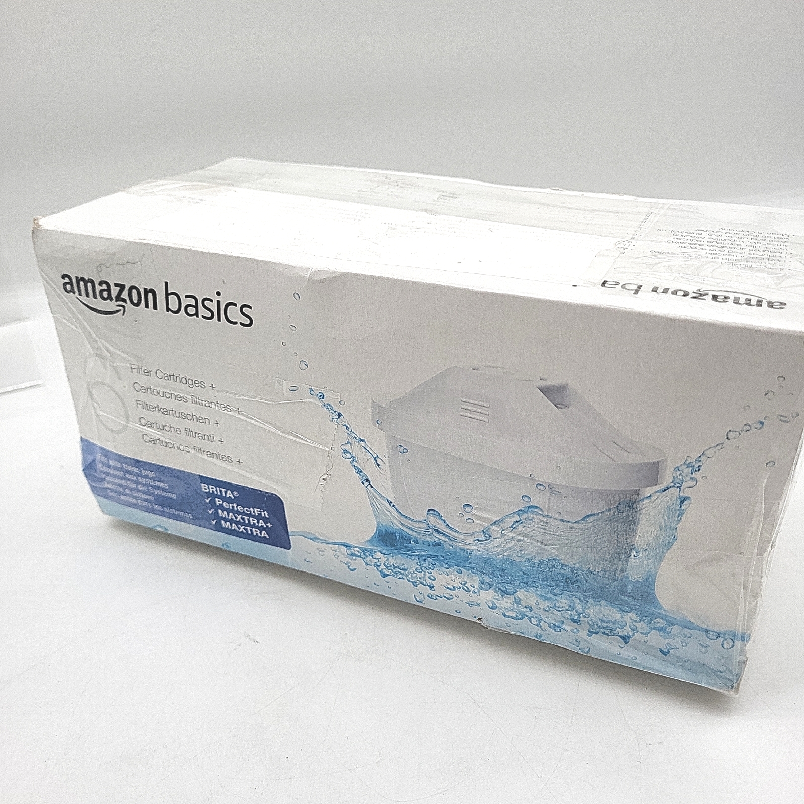 Amazon Basics Wasserfilterkartuschen 6 Stück Passend Alle -- Systeme inkl. - Effektive Reduktion von Chlor, Kalk und Verunreinigungen