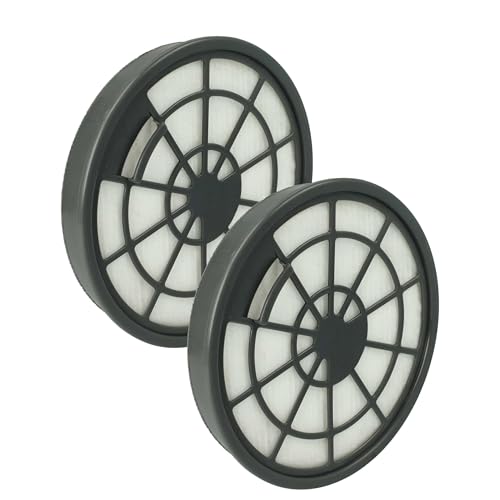 vhbw Filterset 2X Staubsaugerfilter, HEPA Allergiefilter für Dirt Devil Ultima, Pick Up Power Pet, Ultima Power Parquet, Durchmesser 13,8 cm