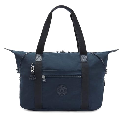 Kipling Basic Art M Weekender Reisetasche, 56 cm, blau, 100% Polyamid