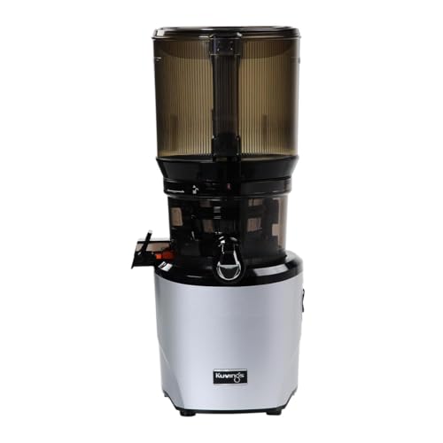 Kuvings AUTO10S Entsafter – Pflegeleichter Slow Juicer mit 3L Fassungsvermögen und 200W Motor (Light Silver)