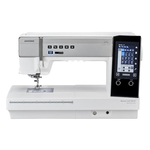 Janome Memory Craft 9480 QCP Nähmaschine mit ASR, AcuFeed Flex System, weiß