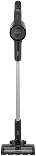 GRUNDIG VCP 4330 L 2-in-1 Akku-Stielstaubsauger, Kabelloser Handstaubsauger mit 180-Grad-Drehgelenk, Schwarz/Silber