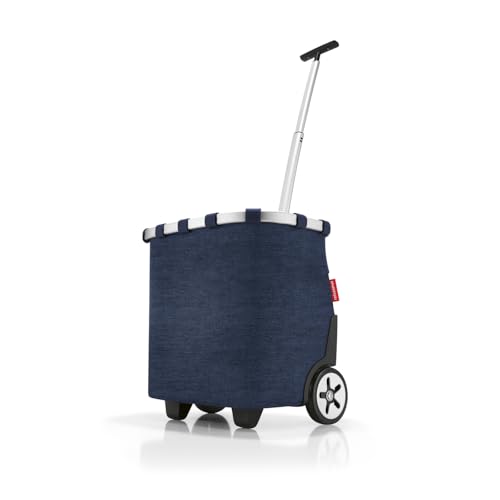 reisenthel Carrycruiser, Einkaufstrolley in grau, 100% Polyester, 42 cm x 32 cm x 47,5 cm