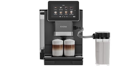 Nivona CafeRomatica NIVO 9101 Kaffeevollautomat, schwarz, 7"-Farbtouchdisplay, Aroma Balance System mit 5 Profilen, Chilled Brew-Funktion, OneTouch-SPUMATORE DUO