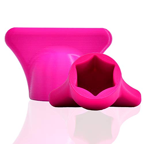 Mix-Slider ® Teiglöser Teigblume für Thermomix, Zubehör für Vorwerk Küchenmaschine TM5 + TM6 3D gedruckt Made in Germany (Pink)