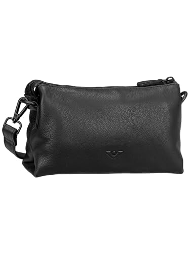 Voi 4 Season Umhängetasche, 100% Leder, 21 cm x 7 cm x 13 cm, schwarz