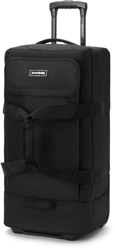 Dakine 365 Roller Duffle Bag 70L, robuster Weichschalenkoffer aus recyceltem Polyester, wasserabweisend, schwarz