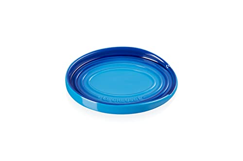 Le Creuset ovale Löffelablage aus Steinzeug, Azure, 71507152200099