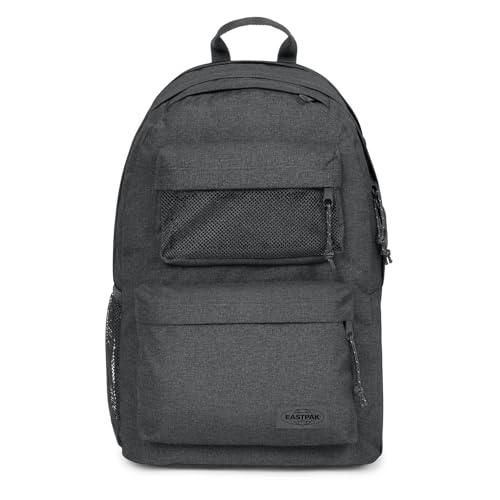 Eastpak Double Office Rucksack, 30 Liter mit gepolstertem Laptopfach und Tragegriff, schwarz