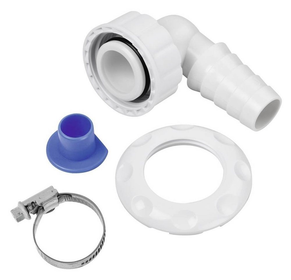 Xavax Waschmaschinenschlauch Siphonanschluss für Wandeinbau-Siphons, robustes Waschmaschinen-Zubehör