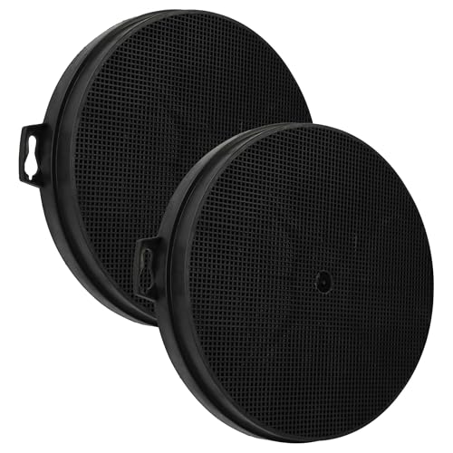vhbw 2x Aktivkohlefilter für Siemens LC45950GB/01-03, LC45950SG/04-05 Dunstabzugshaube - 21 cm, schwarz