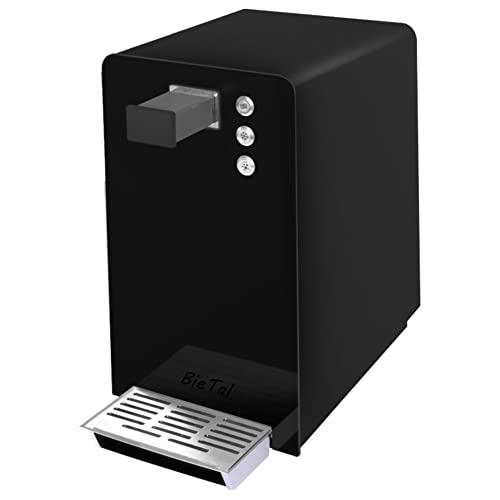 BieTal® Wassersprudler BT-30 SetTafelwasseranlage mit Kühlung Sprudelwasser Trinkwasser Wasserspender 30 L/h - schwarz mit Filter