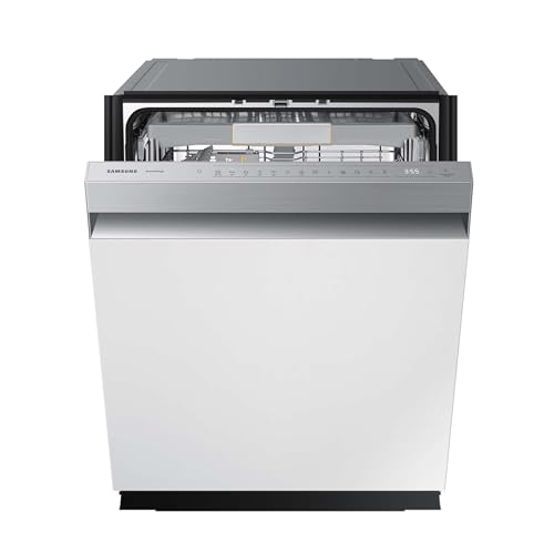 Samsung Geschirrspüler DW60CG880SSLEG, 60 cm, Teilintegrierbar, EEK: A, 14 Maßgedecke, WaterJet Clean, SmartThings AI Energy Mode, 43 dB(A), Weiß
