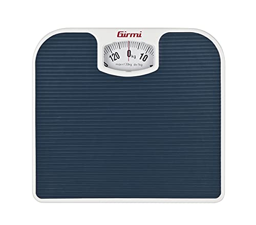 Girmi Mechanische Personenwaage BP02 - 1270 g, blau, 27 x 4.5 x 24.5 cm L x H x P