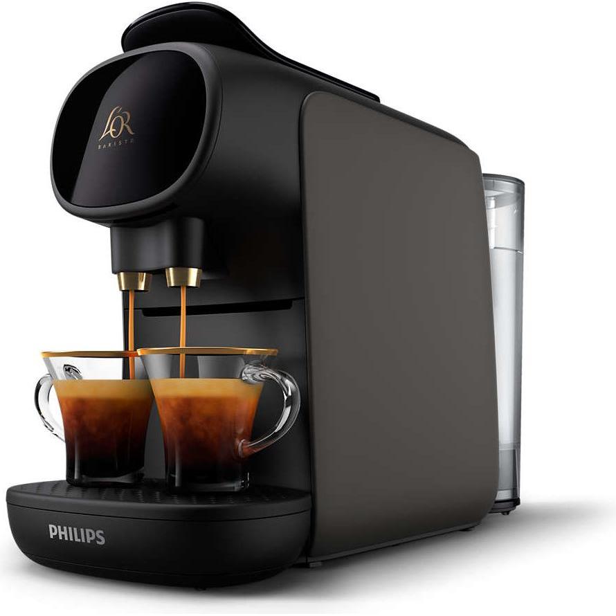 Philips L’OR Barista Sublime LM9012/23, vollautomatische Kapselmaschine mit 19-Bar-Pumpendruck und 0,8 Liter Wassertank, Schwarz