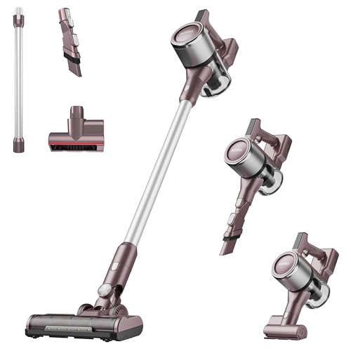 EUREKA AK10 Pet Staubsauger Kabellos, 450W Leistungsstarke Akku Staubsauger Tierhaare mit 60 Min Laufzeit & Touchscreen, Stabstaubsauger Ideal für Tierhaare, Hartböden und Teppich