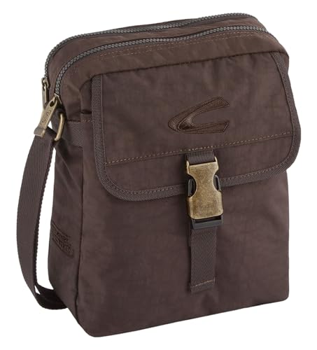 camel active Journey Umhängetasche, 21 cm, 100% Nylon, braun, 26 x 11 cm