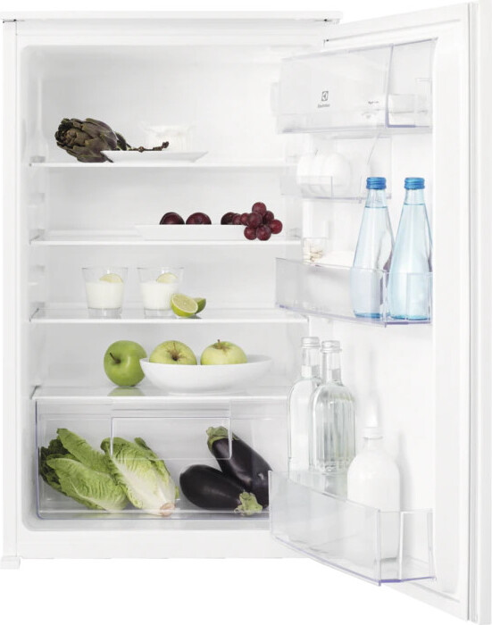 Electrolux KRB2AE88S Kühlschrank Integriert, 142 l OptiSpace, Sicherheitsglasablagen, Weiß