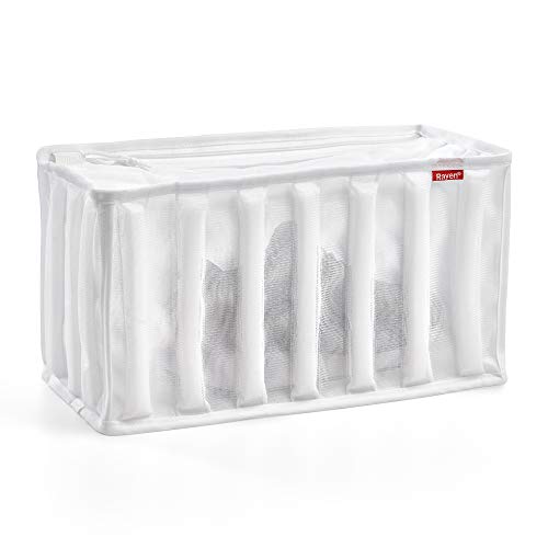 Rayen Waschbeutel für Schuhe, Waschmaschinentasche mit dichten Stoff und super Polsterung, Sicherheits-Verschluss, Maße: 34x16x19 cm