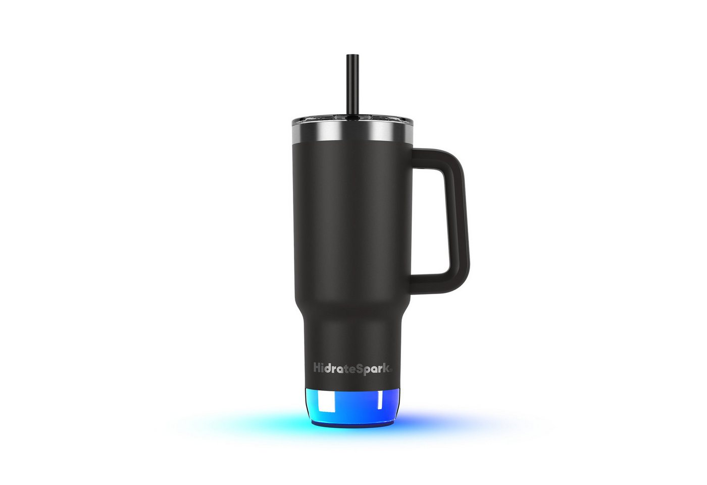 HidrateSpark HidrateSpark PRO 2 Smart Tumbler, 30 oz (887 ml), recycelter Edelstahl, vakuumisoliert (24 h kalt / 4 h heiß), Bluetooth-Tracking, 360°-LED-Erinnerung