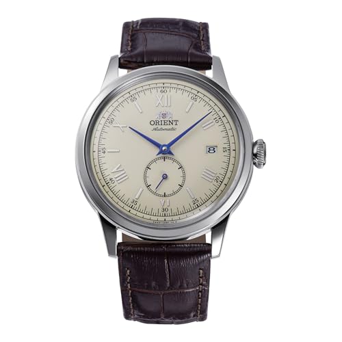 Orient Bambino Version 7 Kleine Sekunde 38,4 mm Automatik/Handaufzug Kleideruhr, Champagner, Japanisch