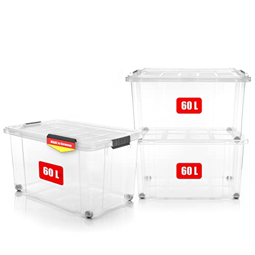 Stapelbox Mit Deckel 60 L