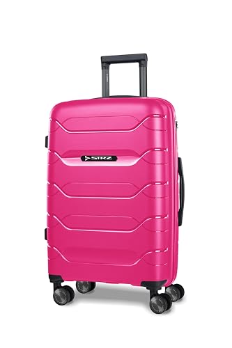 Polestream Strz 4 Rollen Trolley M, 64 cm mit Dehnfalte, intensiv magenta, 100% Polypropylen
