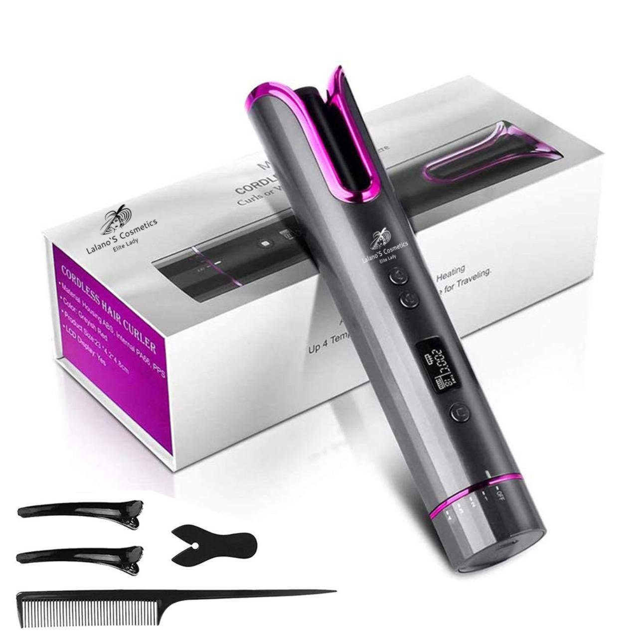 Lalano`S Cosmetics Smart Hair Curler (Lockendreher) mit Keramik Beschichtung und doppelter Hitzeisolierung, automatisch und kabellos