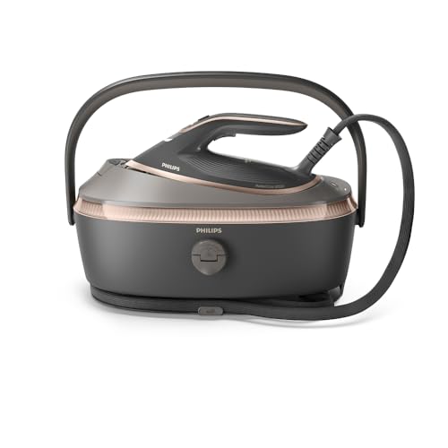 Philips PerfectCare 8000 Series Dampfbügelstation PSG8200/80 – 210g Dauerdampf, 750g Dampfstoss, OptimalTEMP, 1,4L Wassertank, Easy De-Calc, garantiert keine Brandflecken