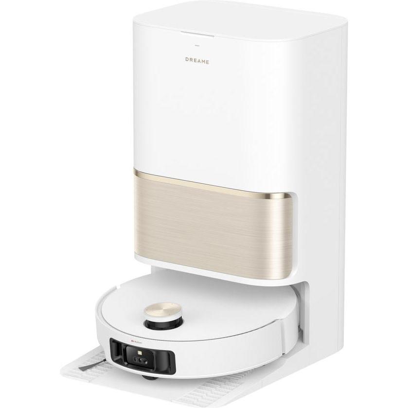 Dreame L50 Ultra, Robot Vacuum Cleaner mit 19.500 Pascal Saugkraft, automatischer Staubentleerung und bis zu 230 Minuten Akkulaufzeit, Weiss