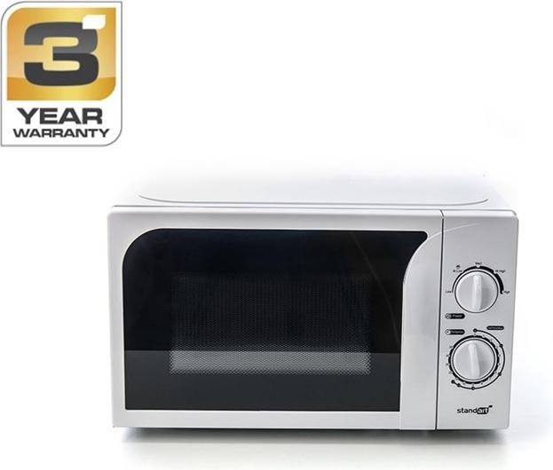 EVVO M20 Mikrowelle Weiß - 20L Mit Grillfunktion & Spiegeltür