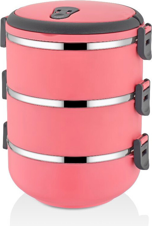 Hermia Concept Çeen- DYN1109 Vorratsdosen, 100% Edelstahl, rot