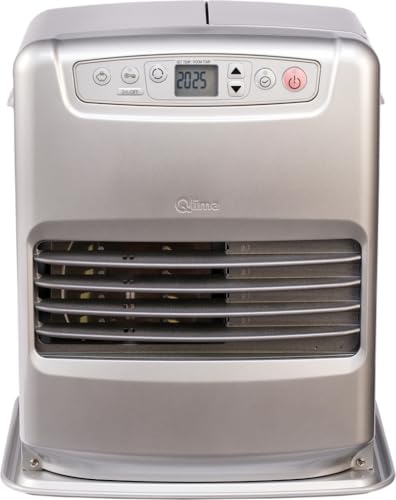 Qlima© Petroleumofen SRE 3231 C2, Elektronischer Laserofen mit 3,1 kW CO2 Wächter und Fuzzy Logic Temperaturregelung