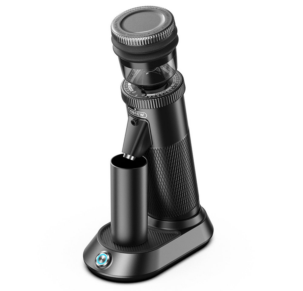 HiBREW Kaffeemühle G5, 48mm konischer Bohrer, 36-Gang-Mahlwerk, 165 W, 50 g Bohnenbehälter für Espresso/Türkisch/Übergießen/Mocca/Tropfkaffee