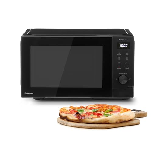 Panasonic NN-GD35QBEPG, 29L Grill-Mikrowelle mit 1000 W, automatischem Auftauen, Kombinationsgaren und Timer, Schwarz